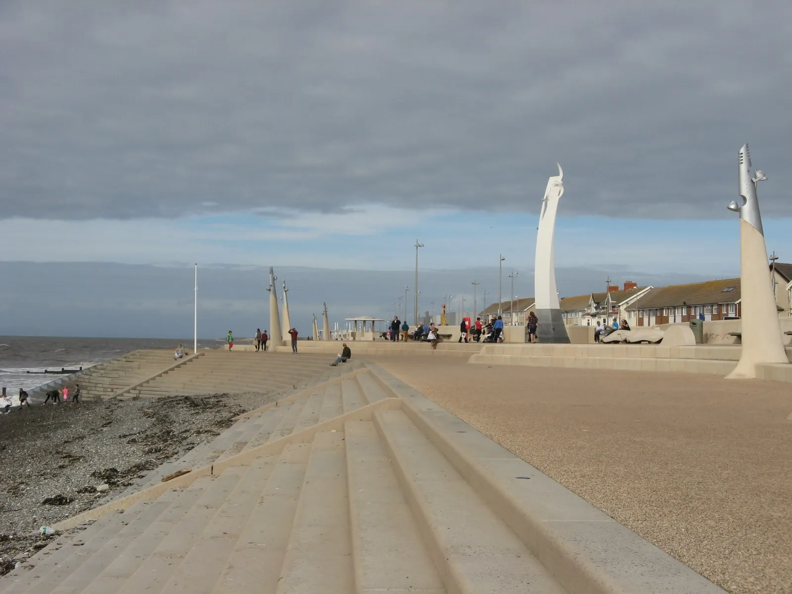 Cleveleys promenade and sea wall