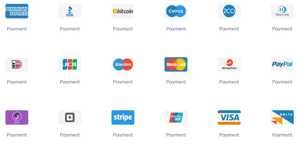 Free Payment Methods Icon Pack
