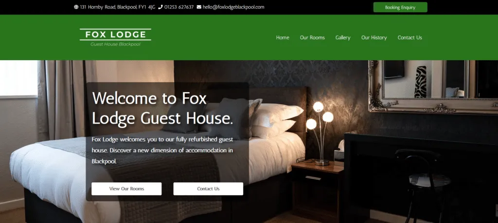 New Website Launched for a local Blackpool Guest House