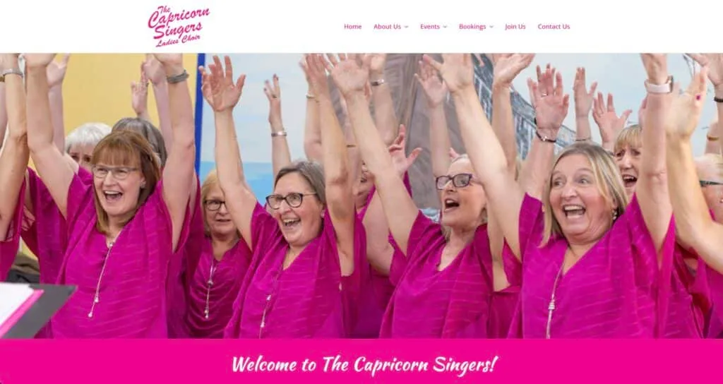 New website launched for a local choir