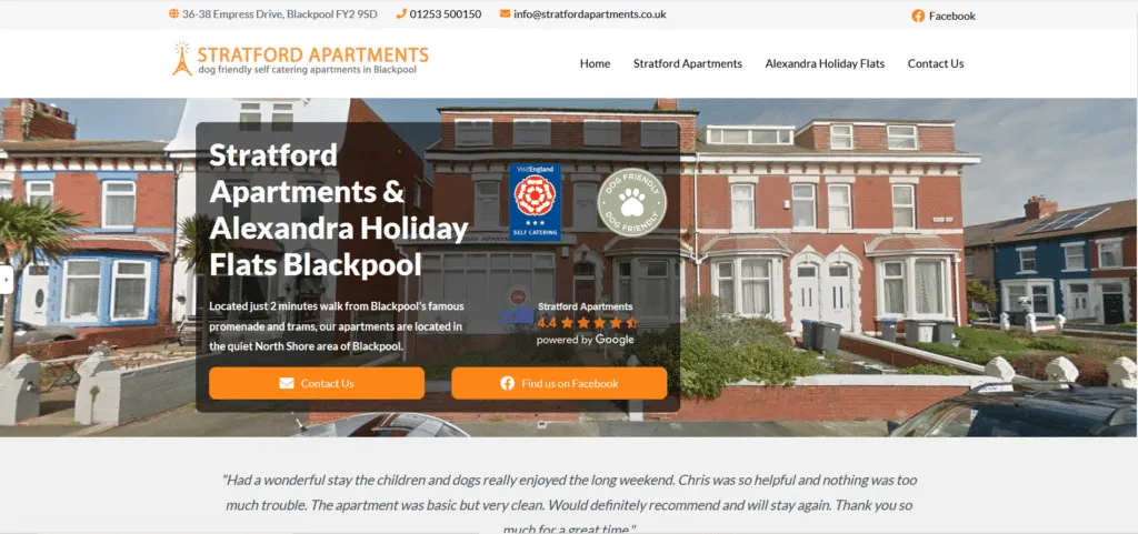 New website launched for local Blackpool Guest Houses