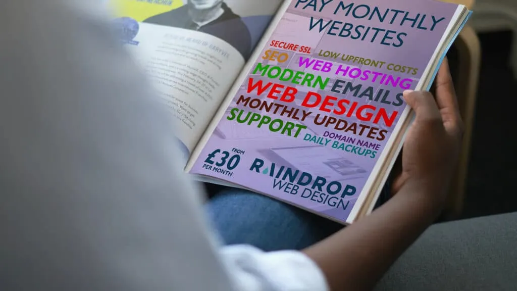 Small business website pricing and support explained by Rain Drop