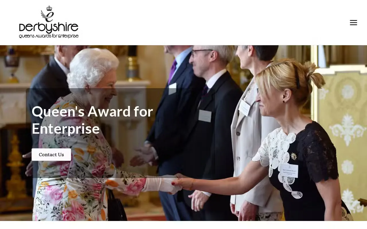 Queen’s Award for Enterpise website preview