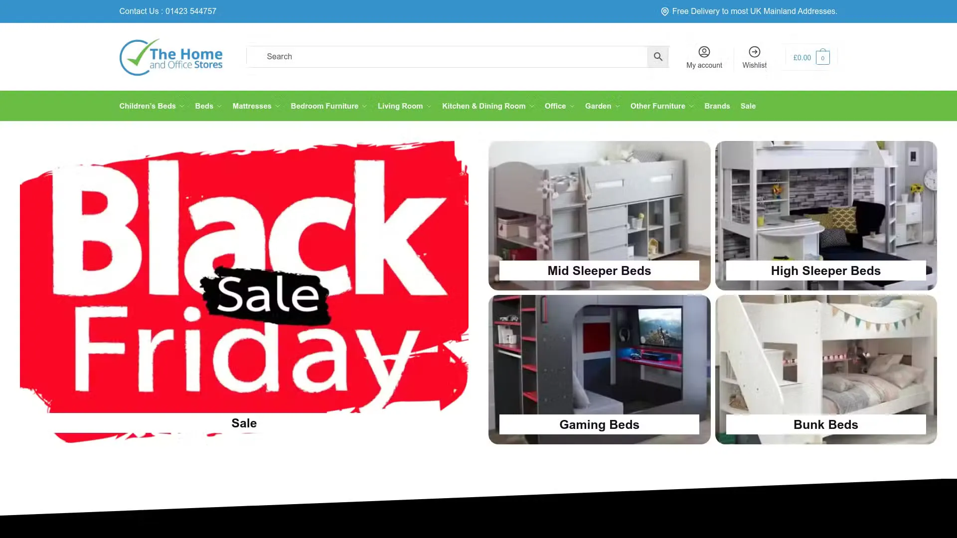 The Home & Office Stores website preview