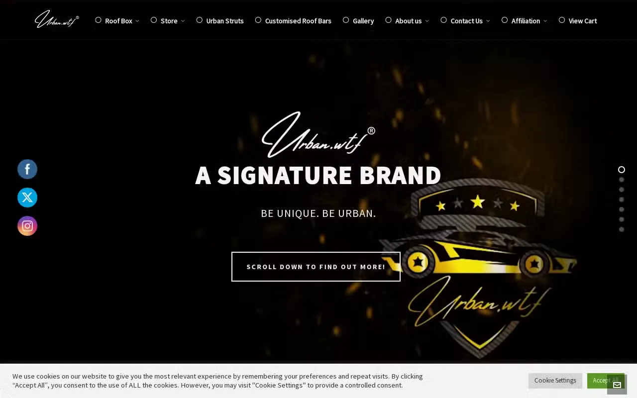 Urban.wtf website preview